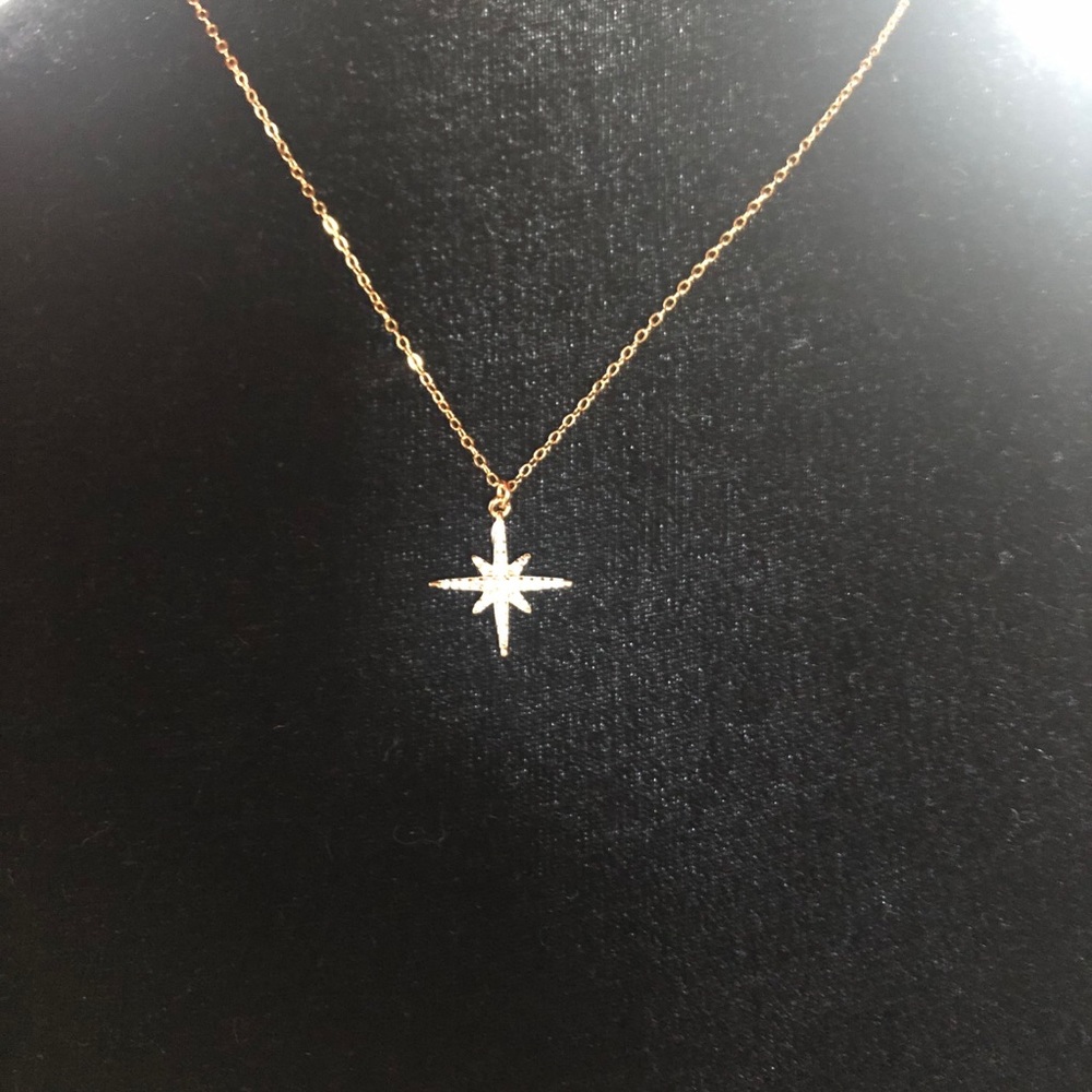 🎁 Sterling Forever gold over sterling Cz pendant